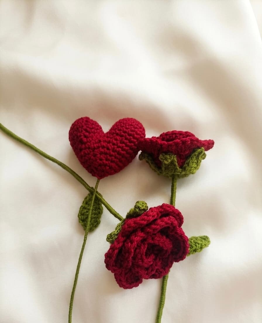 Crochet flatlay